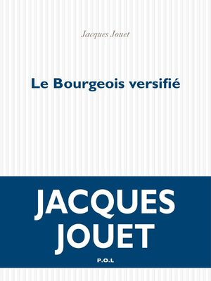 cover image of Le Bourgeois versifié